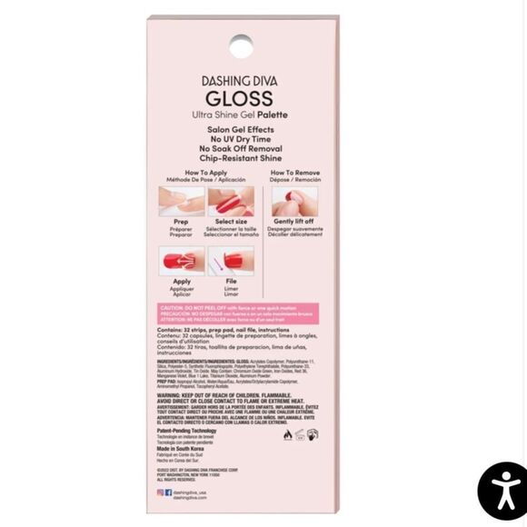 GLOSS PALETTE Feeling Flush Gel Nail Strips - Picture 2 of 6
